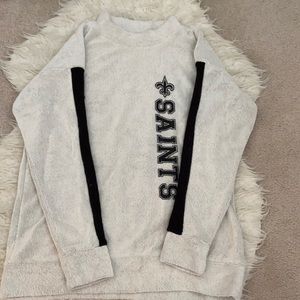 New Orleans Saints NFL Team Apparel Sweatshirt, Size Small